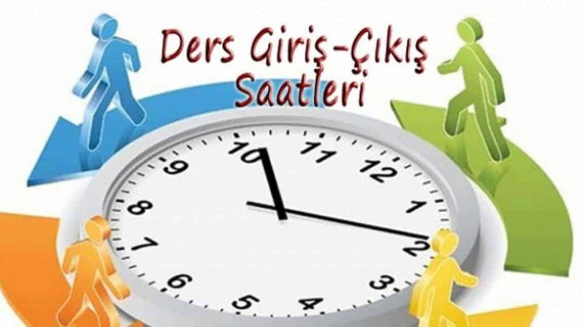 2025-2026  ÖĞRETİM YILI GİRİŞ-ÇIKIŞ SAATLERİ